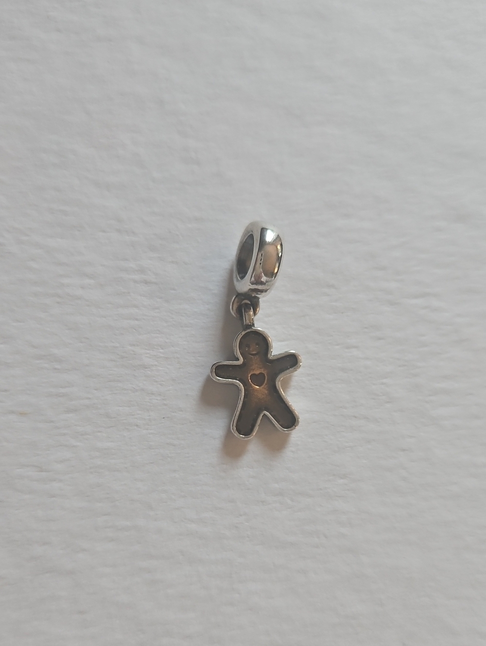 Pandora Dangling Gingerbread Boy Charm